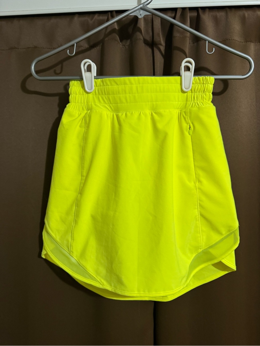 Lululemon neon miniskirt, size 0